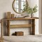 63" Wood Sofa Table Console Table for Entryway Hallway Behind Couch